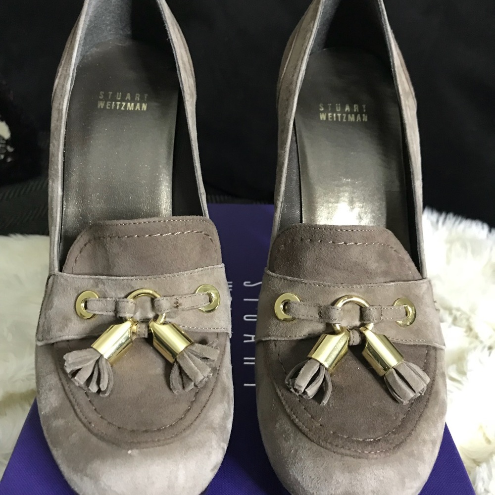 Authentic Stuart Weitzman Tassup Platform Pumps - image 2